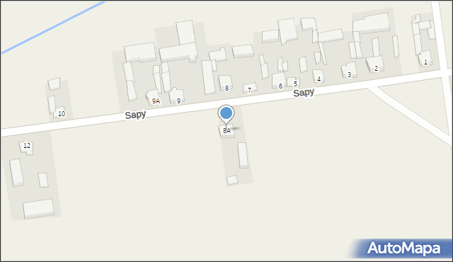 Sapy, Sapy, 8A, mapa Sapy