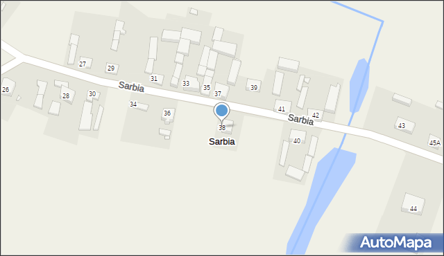 Sarbia, Sarbia, 38, mapa Sarbia