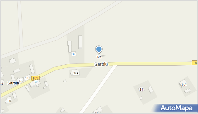 Sarbia, Sarbia, 32d, mapa Sarbia