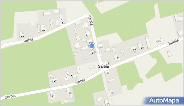 Sarbia, Sarbia, 14, mapa Sarbia