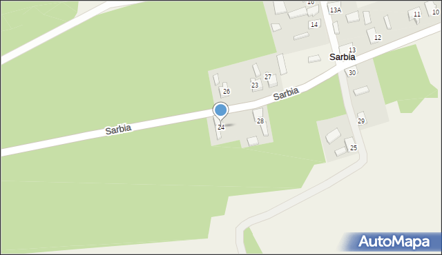 Sarbia, Sarbia, 24, mapa Sarbia