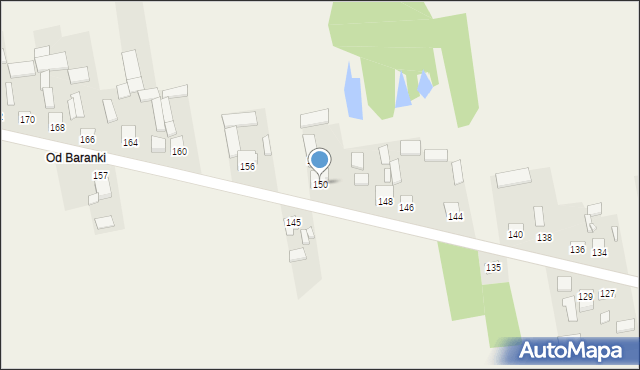 Sarbice Pierwsze, Sarbice Pierwsze, 150, mapa Sarbice Pierwsze