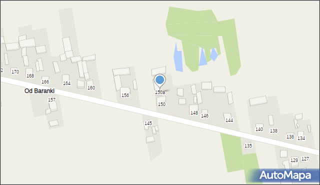 Sarbice Pierwsze, Sarbice Pierwsze, 150a, mapa Sarbice Pierwsze