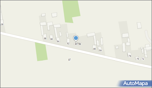 Sarbice Pierwsze, Sarbice Pierwsze, 90, mapa Sarbice Pierwsze