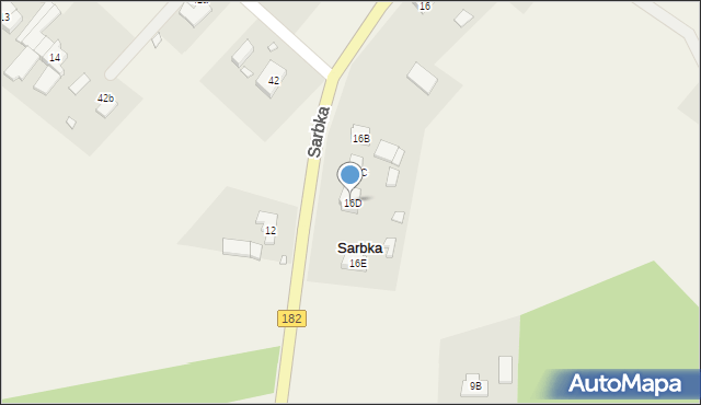 Sarbka, Sarbka, 16D, mapa Sarbka