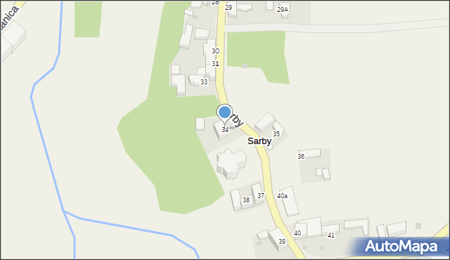 Sarby, Sarby, 34, mapa Sarby