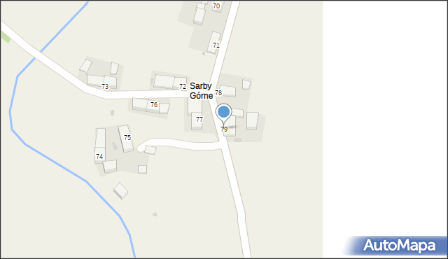 Sarby, Sarby, 79, mapa Sarby