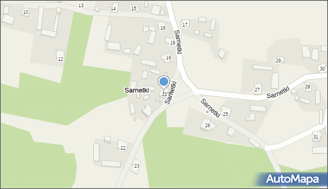 Sarnetki, Sarnetki, 21, mapa Sarnetki