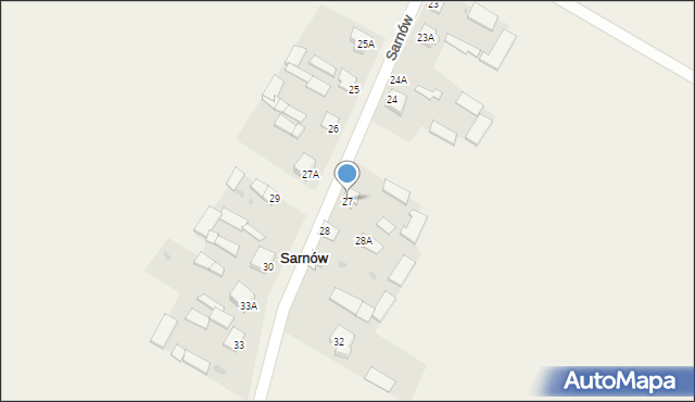Sarnów, Sarnów, 27, mapa Sarnów