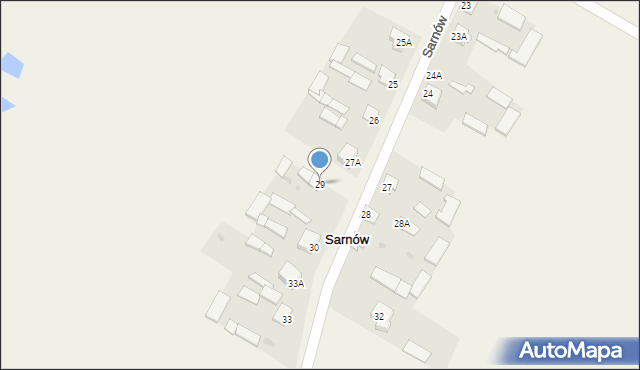 Sarnów, Sarnów, 29, mapa Sarnów