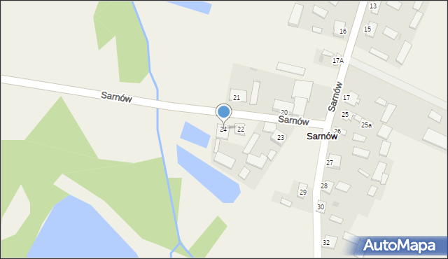 Sarnów, Sarnów, 24, mapa Sarnów