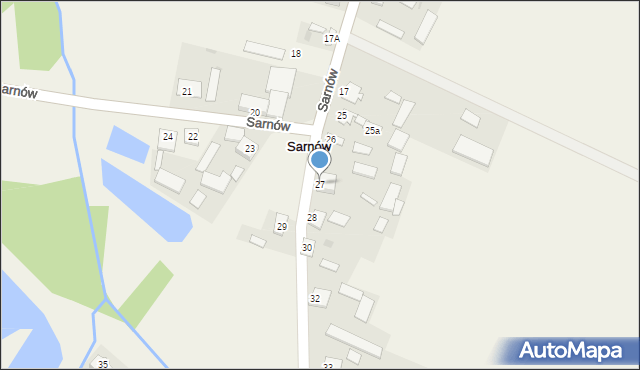 Sarnów, Sarnów, 27, mapa Sarnów