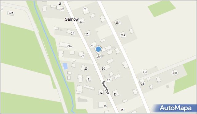 Sarnów, Sarnów, 28, mapa Sarnów