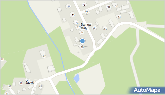 Sarnów, Sarnów, 79, mapa Sarnów