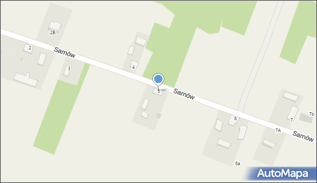 Sarnów, Sarnów, 5, mapa Sarnów