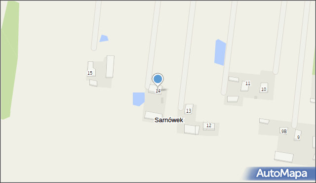 Sarnówek, Sarnówek, 14, mapa Sarnówek