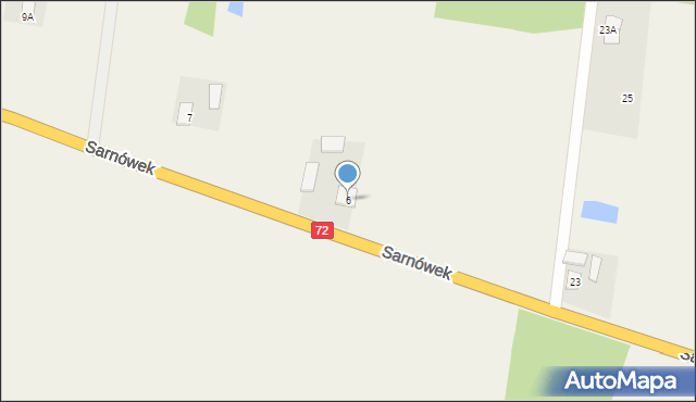 Sarnówek, Sarnówek, 6, mapa Sarnówek