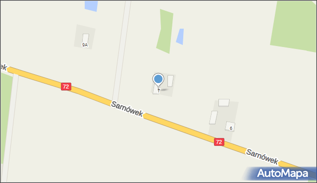 Sarnówek, Sarnówek, 7, mapa Sarnówek