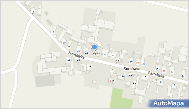 Sarnówka, Sarnówka, 23, mapa Sarnówka