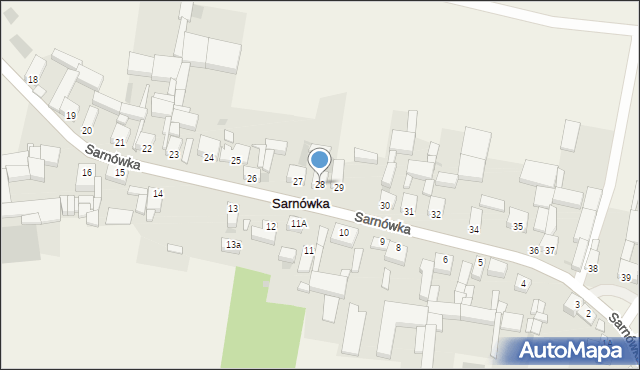 Sarnówka, Sarnówka, 28, mapa Sarnówka