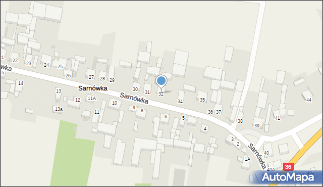 Sarnówka, Sarnówka, 32, mapa Sarnówka