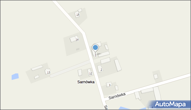 Sarnówka, Sarnówka, 1, mapa Sarnówka