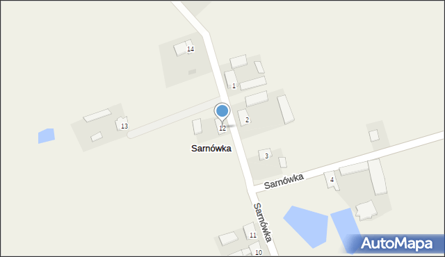 Sarnówka, Sarnówka, 12, mapa Sarnówka