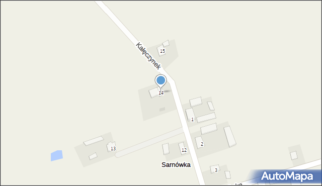 Sarnówka, Sarnówka, 14, mapa Sarnówka