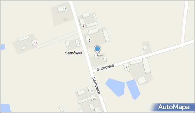 Sarnówka, Sarnówka, 3, mapa Sarnówka