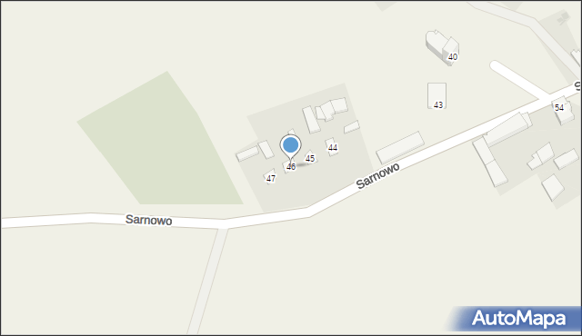 Sarnowo, Sarnowo, 46, mapa Sarnowo