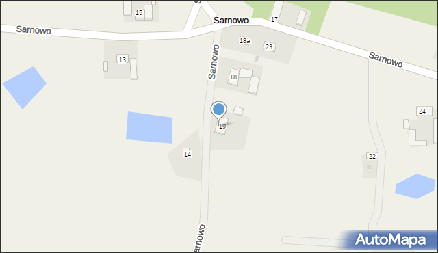 Sarnowo, Sarnowo, 20, mapa Sarnowo