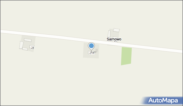 Sarnowo, Sarnowo, 27A, mapa Sarnowo