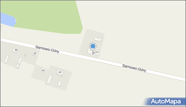 Sarnowo-Góry, Sarnowo-Góry, 15, mapa Sarnowo-Góry