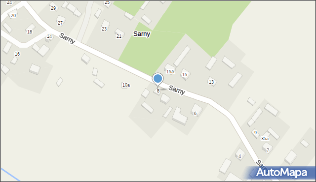 Sarny, Sarny, 8a, mapa Sarny