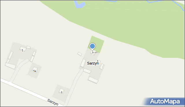 Sarzyn, Sarzyn, 7, mapa Sarzyn