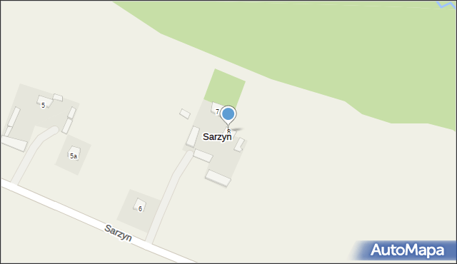 Sarzyn, Sarzyn, 8, mapa Sarzyn