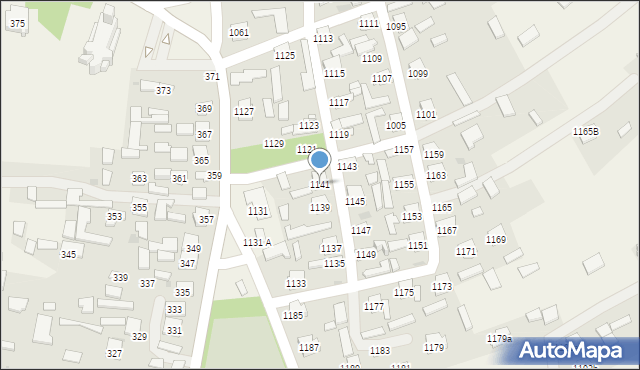 Sarzyna, Sarzyna, 1141, mapa Sarzyna