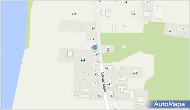 Sasek Mały, Sasek Mały, 11c, mapa Sasek Mały