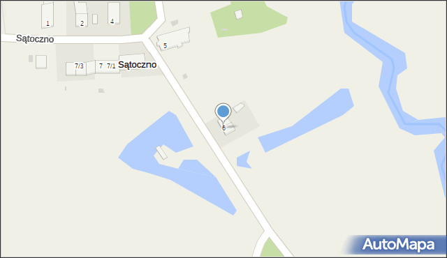 Sątoczno, Sątoczno, 6, mapa Sątoczno