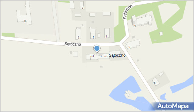 Sątoczno, Sątoczno, 7/2, mapa Sątoczno