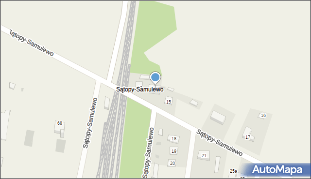 Sątopy-Samulewo, Sątopy-Samulewo, 14, mapa Sątopy-Samulewo