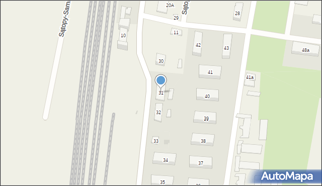 Sątopy-Samulewo, Sątopy-Samulewo, 31, mapa Sątopy-Samulewo