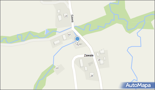 Sawa, Sawa, 71, mapa Sawa