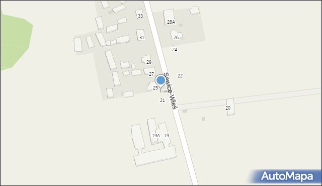 Sawice-Wieś, Sawice-Wieś, 23, mapa Sawice-Wieś