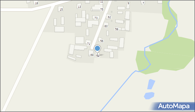 Sawice-Wieś, Sawice-Wieś, 54, mapa Sawice-Wieś