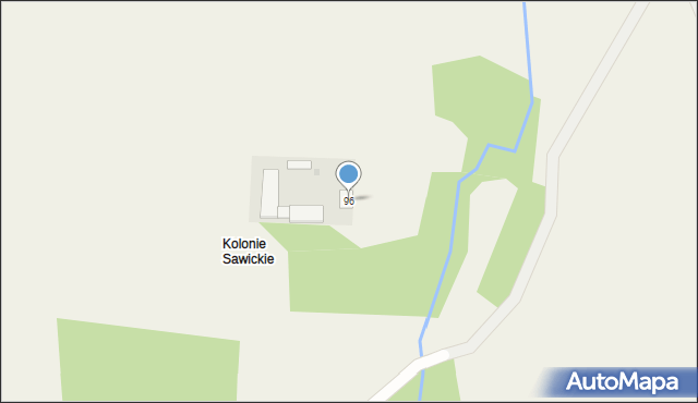 Sawice-Wieś, Sawice-Wieś, 96, mapa Sawice-Wieś