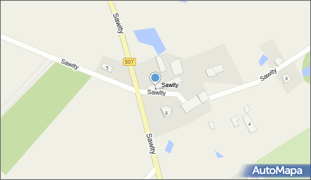 Sawity, Sawity, 3, mapa Sawity