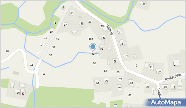 Siepraw, Salawy Anieli, 64, mapa Siepraw