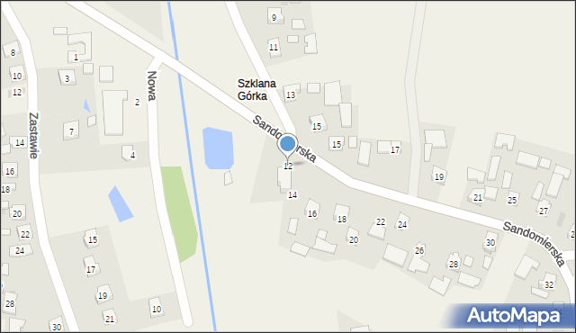 Sokolniki, Sandomierska, 12, mapa Sokolniki
