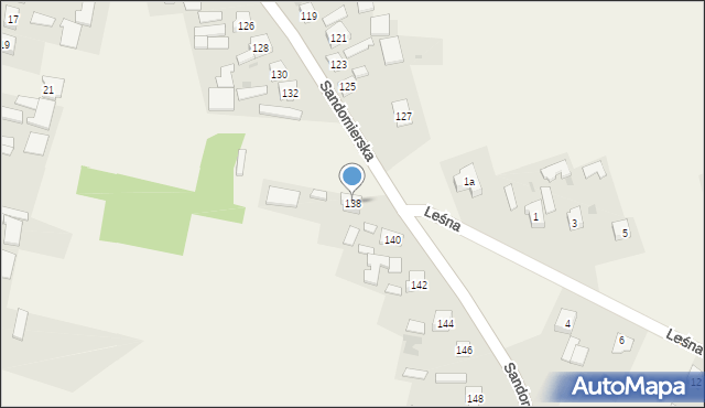 Sokolniki, Sandomierska, 138, mapa Sokolniki